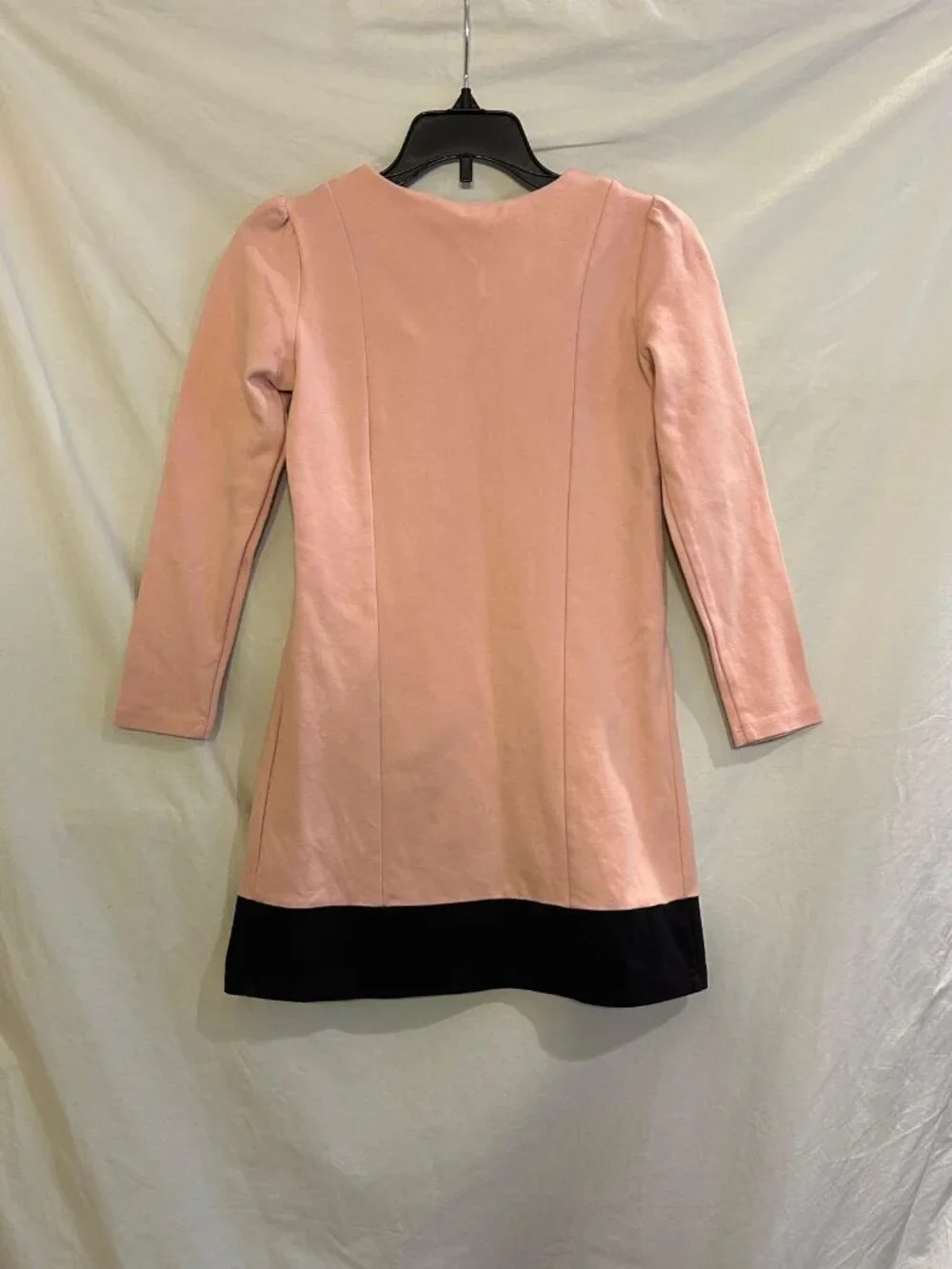 Gymboree Girls 8 Strawberry Cream & Black Dress Pleated Bow Buttons Classic